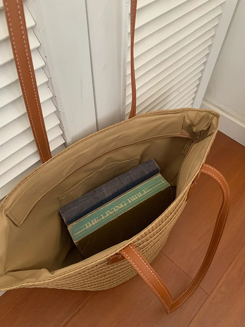 Sac Paille Luxe