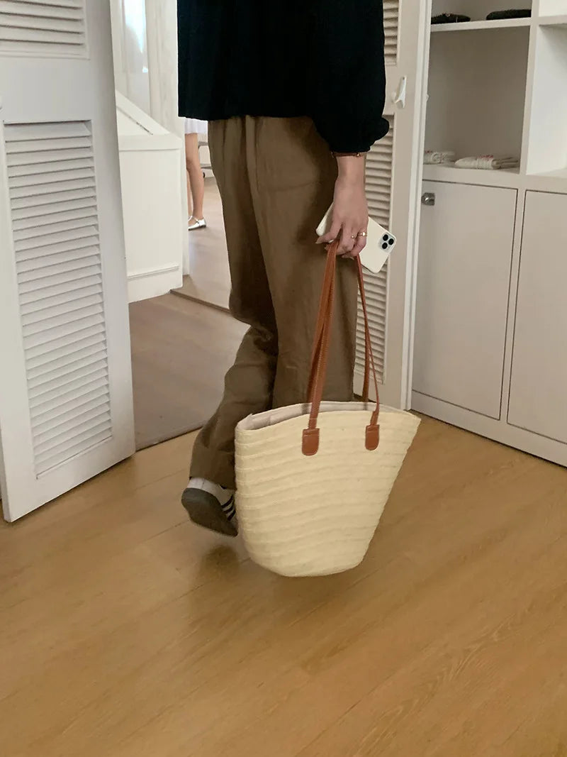 Sac Paille Luxe