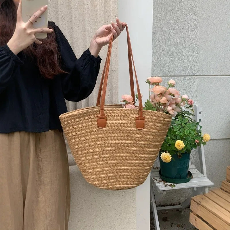 Sac Paille Luxe