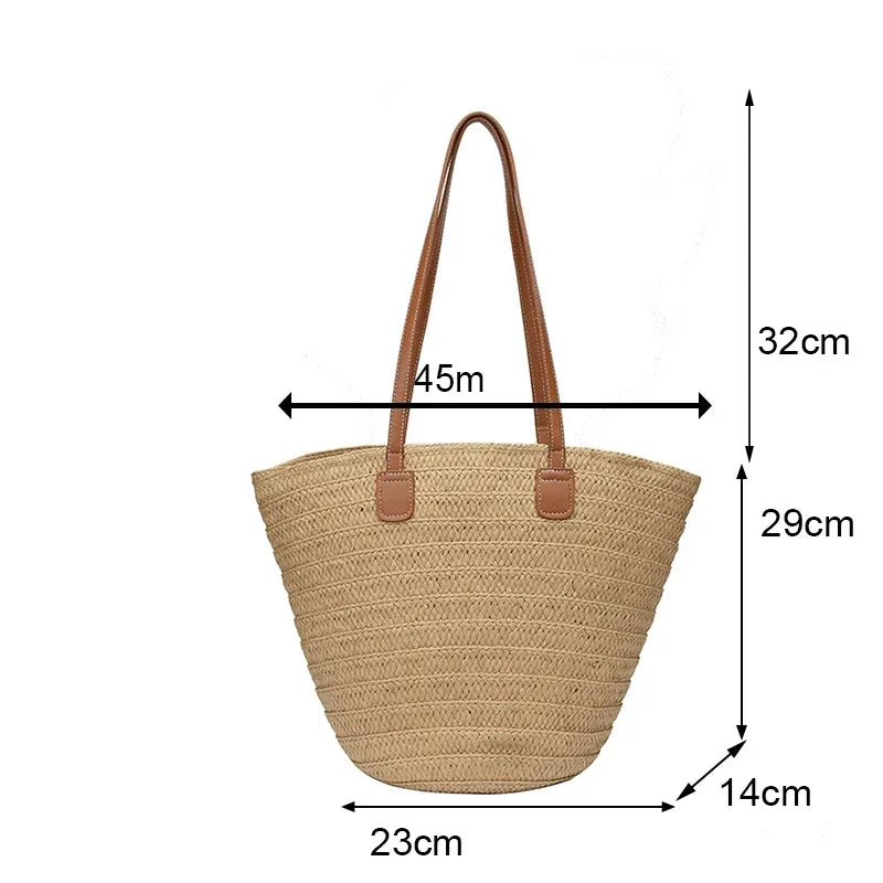 Sac Paille Luxe